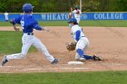 Baseball vs CGA  Wheaton College Baseball vs Coast Guard Academy during game two of the NEWMAC semi-finals playoffs. - (Photo by Keith Nordstrom) : Wheaton, baseball, NEWMAC